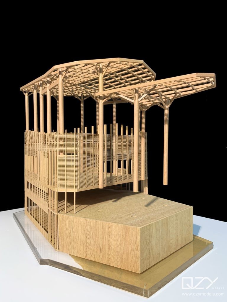 Hotel Interior Structure- Physical Accurate Model | QZY - Architectural Interior Models Maker Expert | architectural model wood