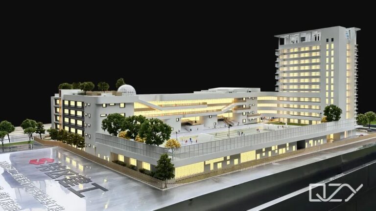 achitectural model of BASIS International School