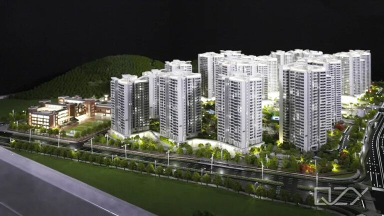 Hengqin New Neighborhood Residential Architecture Model