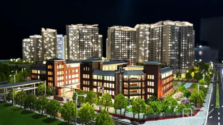 Hengqin New Neighborhood Residential Architecture Model
