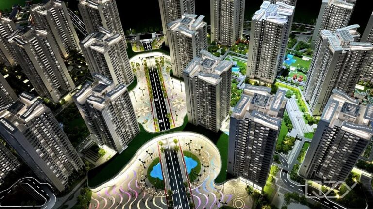 Hengqin New Neighborhood Residential Architecture Model