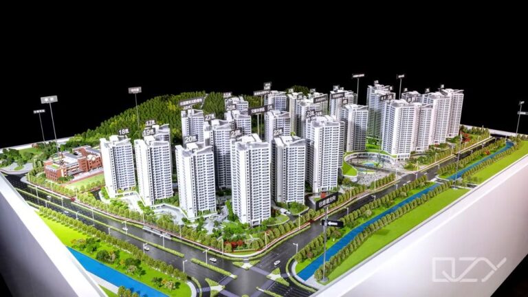 Hengqin New Neighborhood Residential Architecture Model