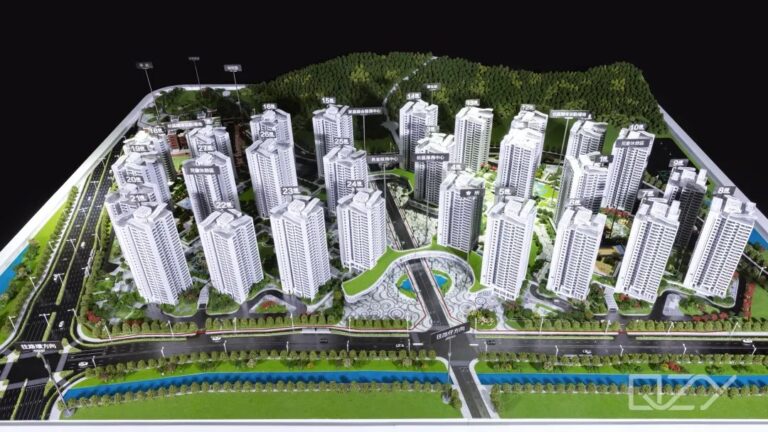 Hengqin New Neighborhood Residential Architecture Model