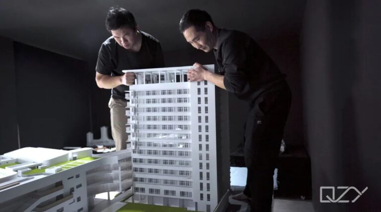 achitectural model of BASIS International School 