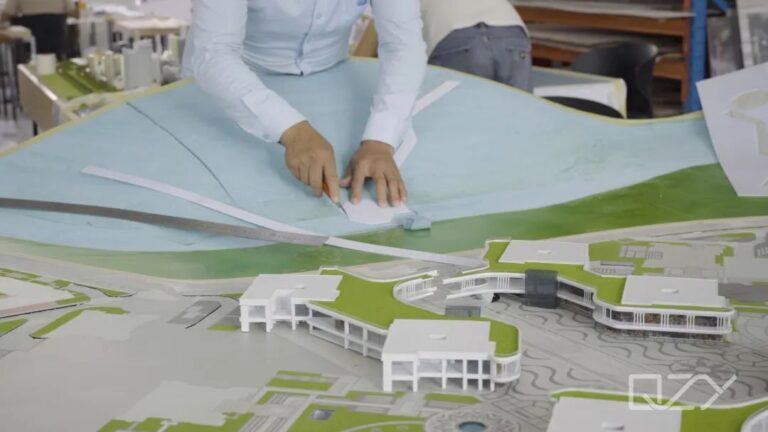 Hengqin New Neighborhood Residential Architecture Model