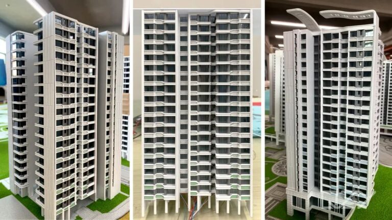 Hengqin New Neighborhood Residential Architecture Model