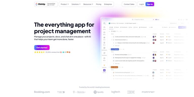 Interior Design Project Management Software-ClickUp