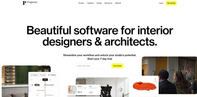 Interior Design Project Management Software-Programa