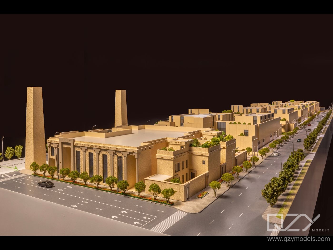 1：100 Riyadh BASO Office Building Model 4