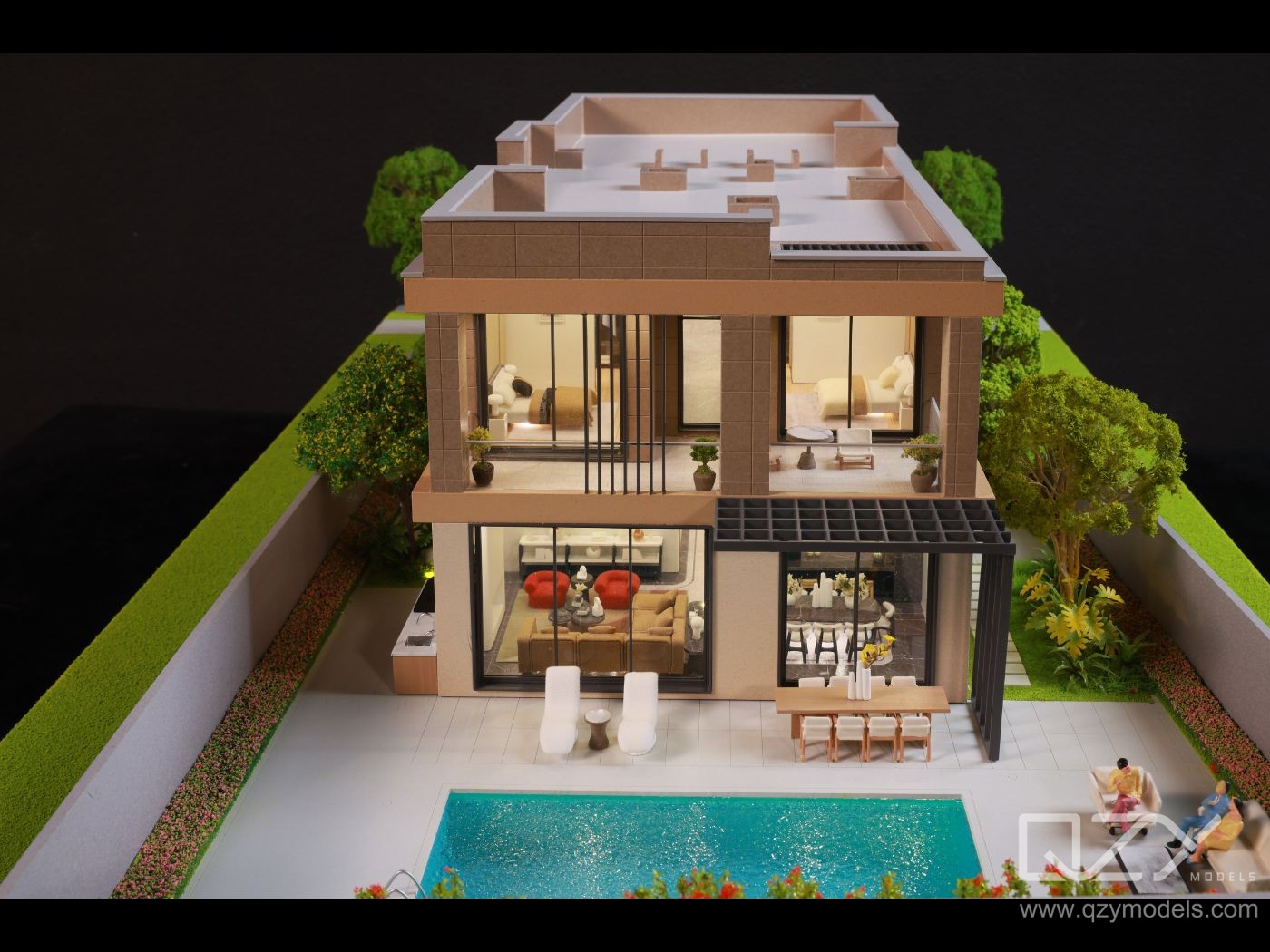 1：50 Realistic Villa Model 6