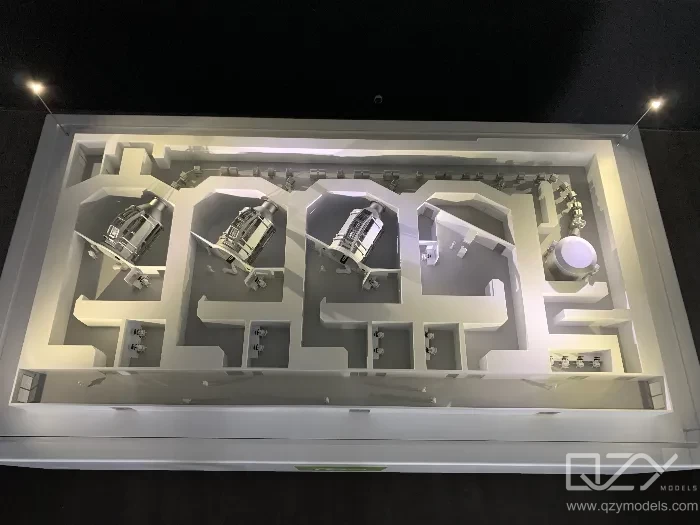 Physical Model for Display industrial model client presentation engineering project