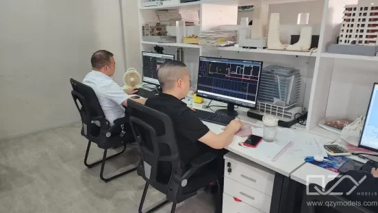 Digital preparation of architectural model components architectural model digital preparation CAD BIM 3D model segmentation