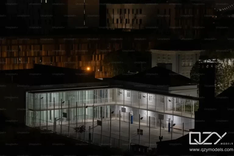 premium 2 webp modern architectural model building exterior view