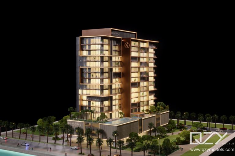 Professional Sales Model by QZY Models Luxury branded residence architectural model by QZY Models