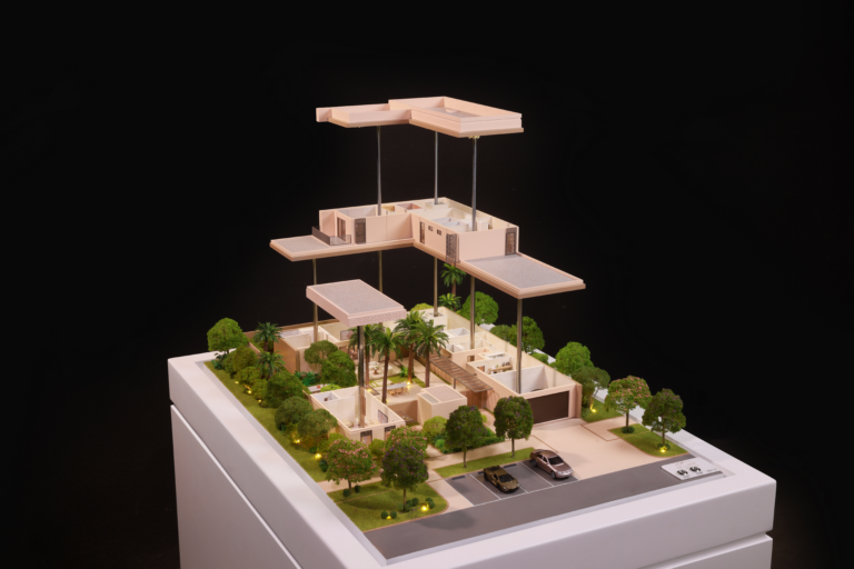 Luxury Villa Model with Motorized Lift system in full effect