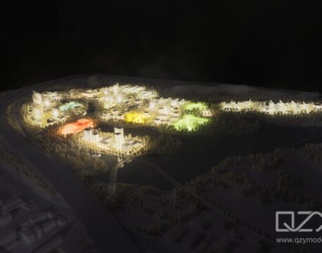 Shenzhen Jiuwei Project-Urban Planning Model - QZY Models Maker