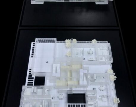Section Model of Mall | Physical Model of Interior of a Commercial Complex | QZY : Architectural scale model maker Expert