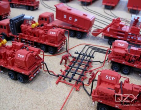Demonstration of Oil Field Drilling and Production | Industrial Model Design | Industrial process display Model |QZY : Architectural scale model maker Expert