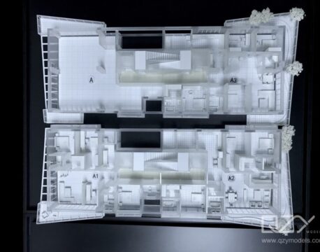 Section Model of Mall | Physical Model of Interior of a Commercial Complex | QZY : Architectural scale model maker company