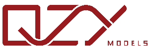 شعار شركة QZY Models المتخصصة في نماذج النماذج المعمارية